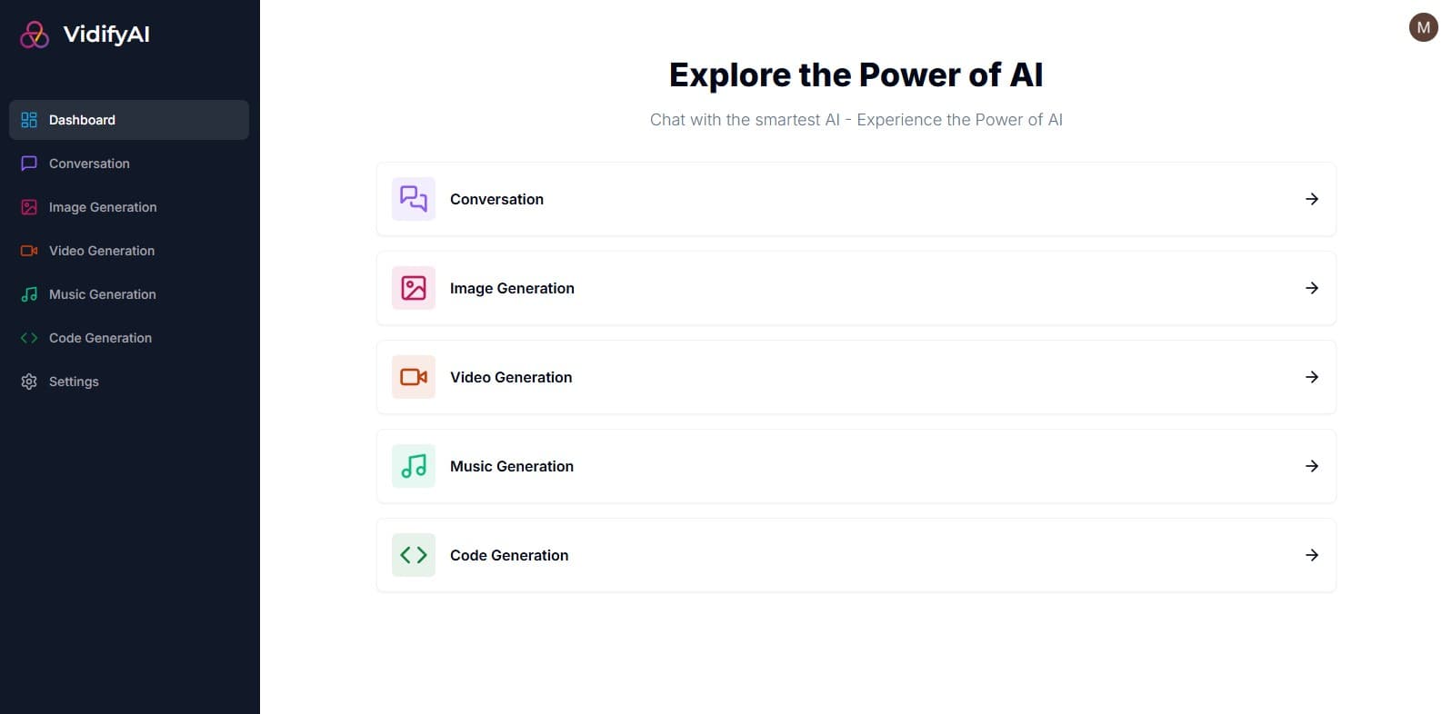 Vidify AI — SaaS Application